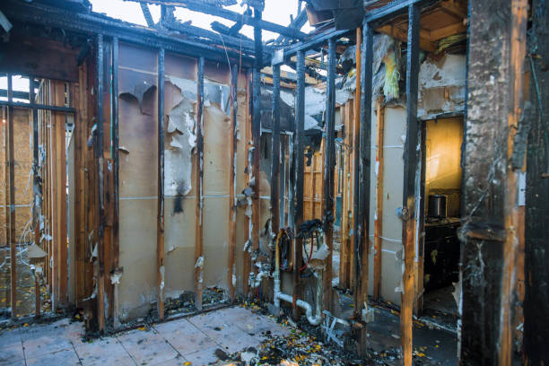 Professional Soot Cleanup technician working in Columbus, WI